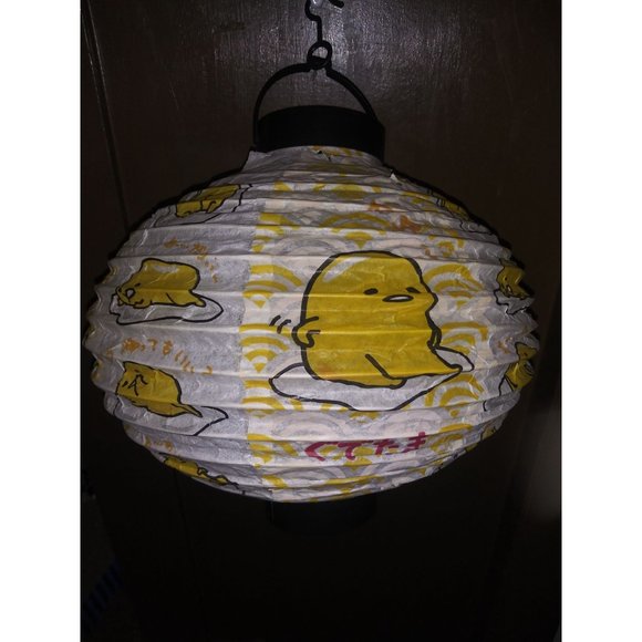 Sanrio Gudetama Chinese Paper Lantern LED Light Yellow Baby Chick Paper Lantern - Picture 6 of 16
